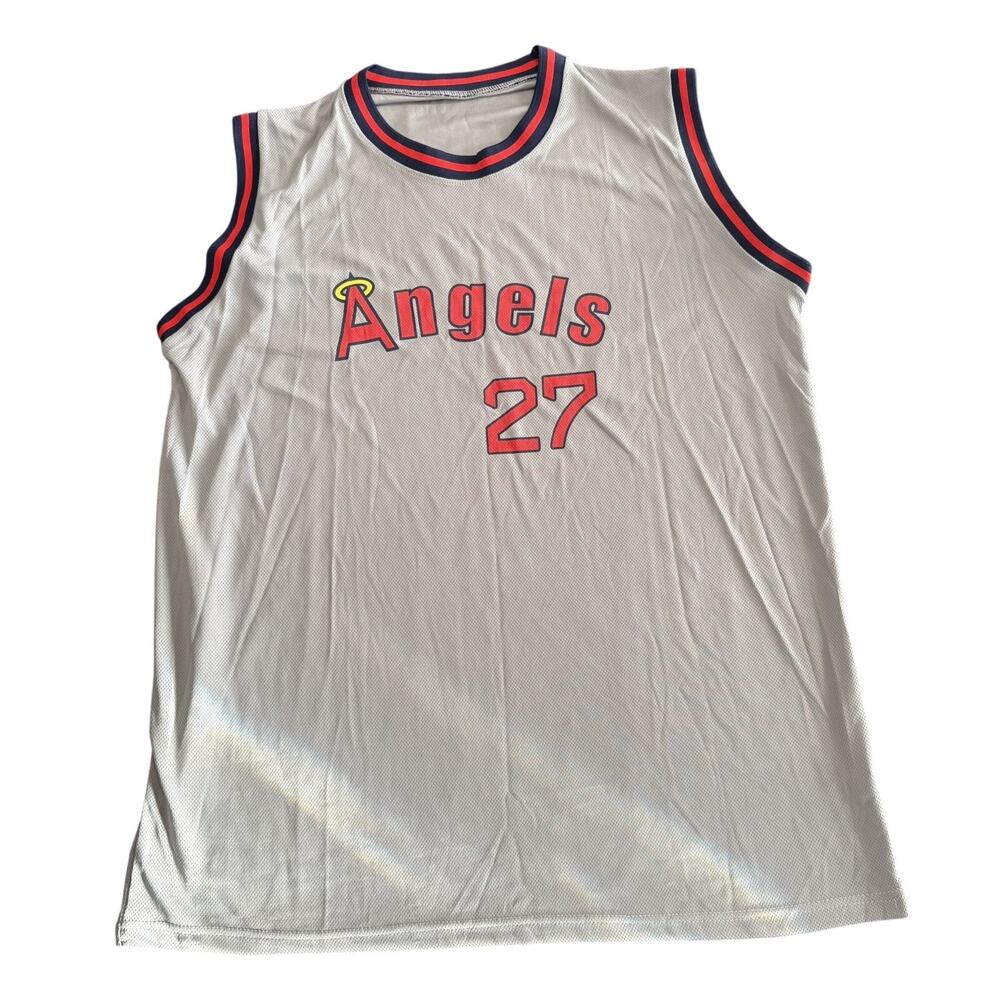 Angels Mike Trout basketball jersey #27 Size XL SGA